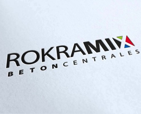 Logo design voor Rokramix Betoncentrales