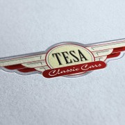 Concept ontwerp voor Tesa Classic Cars