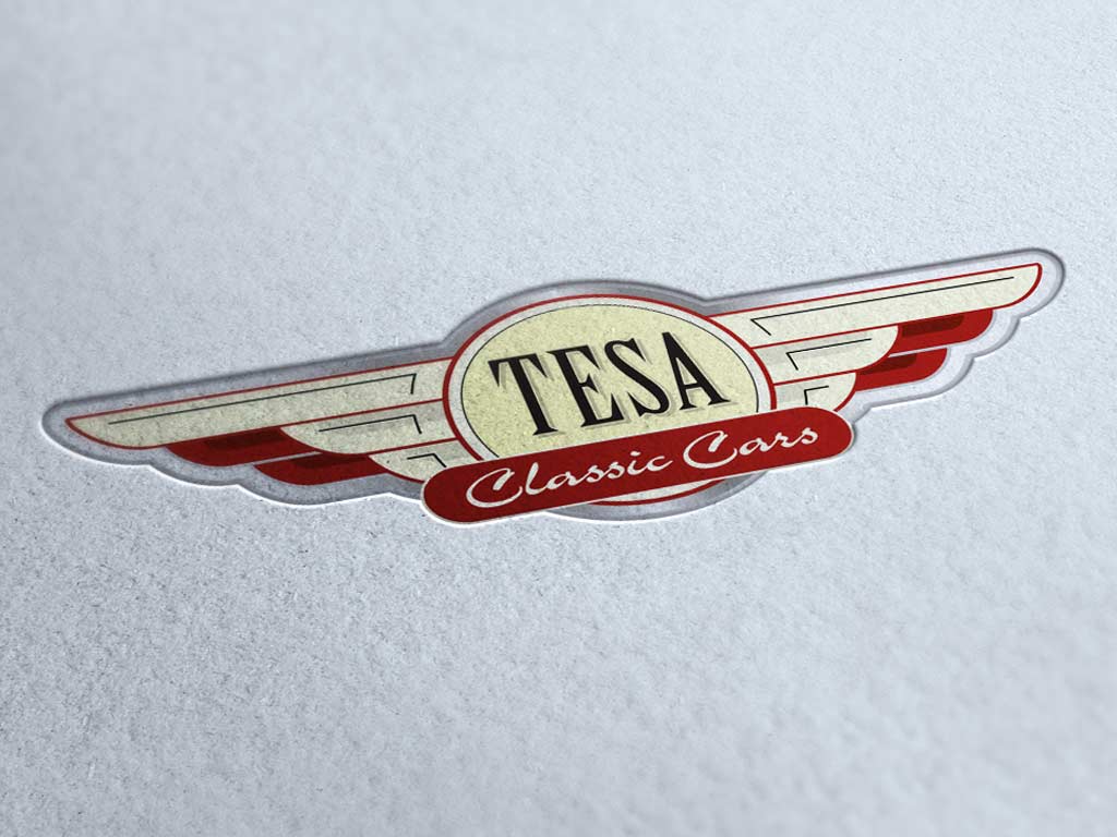 Concept ontwerp voor Tesa Classic Cars